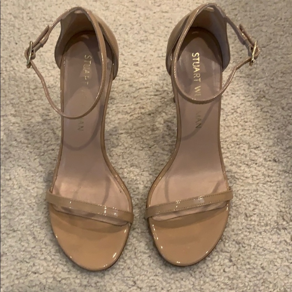 Stuart Weitzman Nudistsong Ankle Strap Sandal 5.5